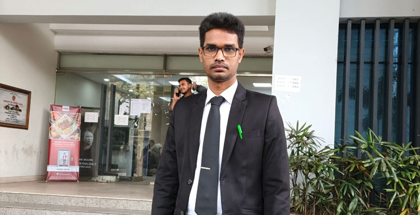মৌলভীবাজার প্রেসক্লাব সদস্য সাংবাদিক আবুল হায়দার তরিক এখন এডভোকেট