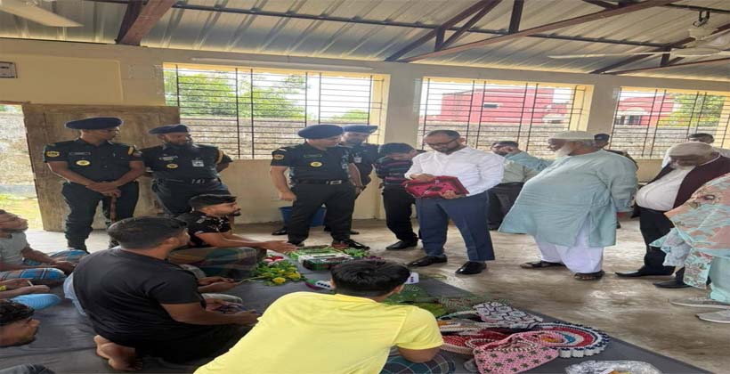 মৌলভীবাজার জেলা কারাগার পরিদর্শনে জেলা প্রশাসক তৌহিদুজ্জামান পাভেল