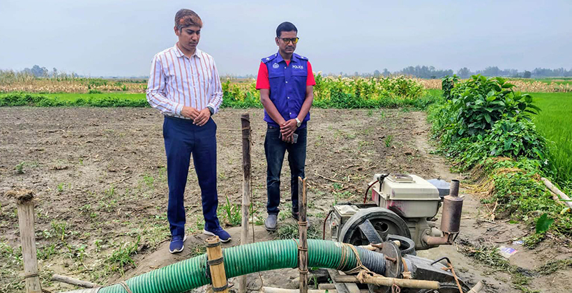 নাগরপুরে অবৈধ ড্রেজার সরঞ্জাম ধ্বংস