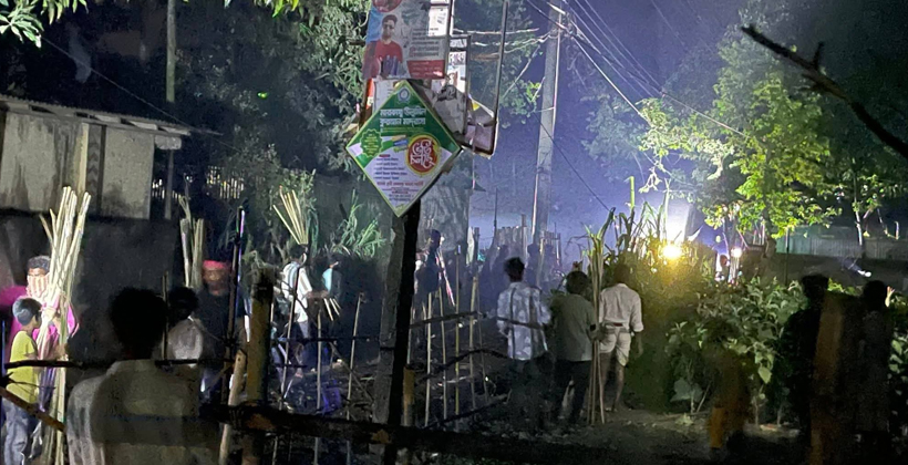 সরাইলে টর্চ জ্বালিয়ে ঘণ্টাব্যাপী সংঘর্ষ, আহত অর্ধশতাধিক
