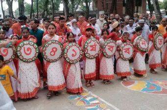 ভূরুঙ্গামারীতে উৎসবমুখর পরিবেশে পহেলা বৈশাখ উদযাপিত