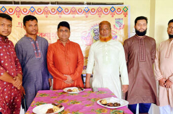 খাঁটিহাতা হাইওয়ে থানায় বর্ণাঢ্য আয়োজনে বাংলা নববর্ষ উদযাপন