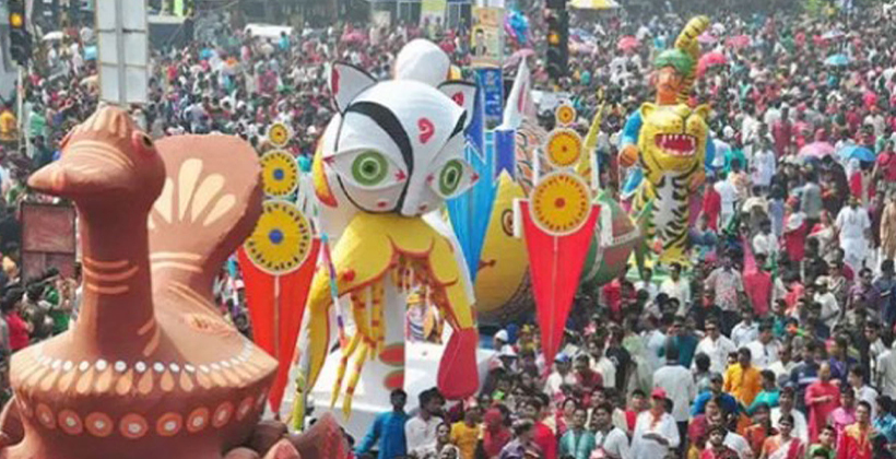 সিলেটে নানা আয়োজনে বরণ করা হচ্ছে ১৪৩৩ বাংলা