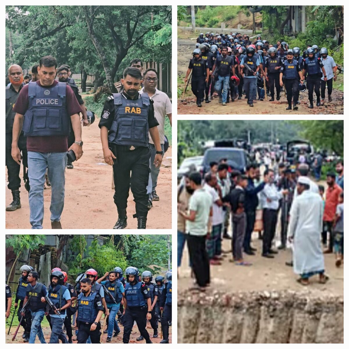 গভীর রাতে জঙ্গল সলিমপুরে যৌথ বাহিনীর ওপর সশস্ত্র হামলা