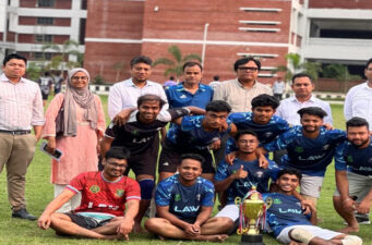 বাইউস্টে আইন বিভাগের শিক্ষার্থীদের মধ্যে ‘অন্তঃবিভাগ ফুটসাল টুর্নামেন্ট ২০২৬ আয়োজিত