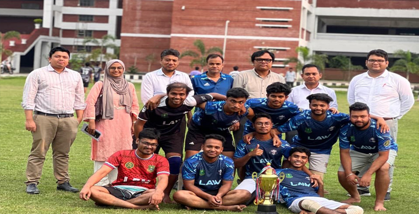 বাইউস্টে আইন বিভাগের শিক্ষার্থীদের মধ্যে ‘অন্তঃবিভাগ ফুটসাল টুর্নামেন্ট ২০২৬ আয়োজিত