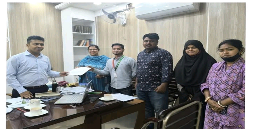 মৌলভীবাজারে নবায়নযোগ্য জ্বালানি সম্প্রসারণের দাবীতে স্বারকলিপি প্রদান