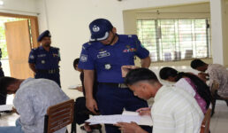 মৌলভীবাজারে ট্রেইনি রিক্রুট কনস্টেবল নিয়োগের লিখিত পরীক্ষা সম্পন্ন