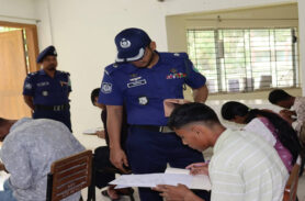 মৌলভীবাজারে ট্রেইনি রিক্রুট কনস্টেবল নিয়োগের লিখিত পরীক্ষা সম্পন্ন