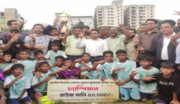 বিভাগীয় পর্যায়ে চ্যাম্পিয়ন গোয়াইনঘাটের লংলাখাল সরকারি প্রাথমিক বিদ্যালয়