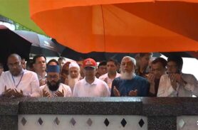 শাহজালাল (রহ.)-এর মাজার জিয়ারত করলেন প্রধানমন্ত্রী