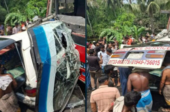 ফরিদপুরে বাস-অ্যাম্বুলেন্স সংঘর্ষে নিহত ৫