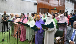 শপথ নিয়েছেন সংরক্ষিত নারী আসনের এমপিরা