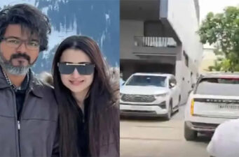 রাজনৈতিক সাফল্যের দিনেই বিজয়ের বাসভবনে তৃষা: তুঙ্গে জল্পনা