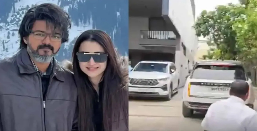 রাজনৈতিক সাফল্যের দিনেই বিজয়ের বাসভবনে তৃষা: তুঙ্গে জল্পনা