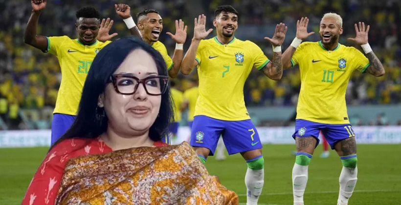 ফুটবল উন্মাদনায় রুমিন ফারহানা: শুভেচ্ছা পোস্ট ঘিরেই তুমুল আলোচনা