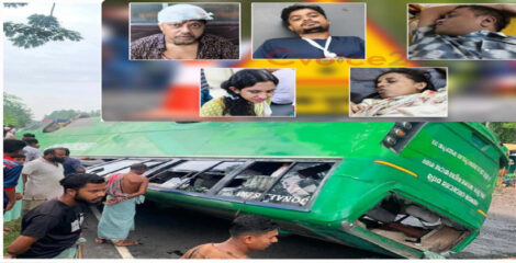 সীতাকুণ্ডে জোনাকি পরিবহনের বাস উল্টে প্রাণ গেল যুবকের, আহত ৬