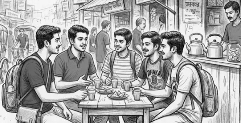 পড়ার টেবিল ছেড়ে চা দোকানে আড্ডা:  শিক্ষার্থীদের সান্ধ্যকালীন ঘোরাঘুরিতে নিষেধাজ্ঞা