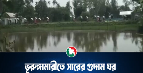 ভূরুঙ্গামারীতে সারের গুদাম ঘর ভেঙে ১০ হাজার কেজি সার নিয়েছে কৃষক
