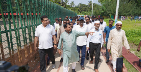 রাজশাহী কেন্দ্রীয় উদ্যান ও চিড়িয়াখানা পরিদর্শনে প্রাণিসম্পদ অধিদপ্তরের ডিজি