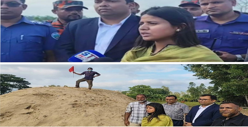 মিরসরাই অলিনগরে যৌথ অভিযানে ২০ হাজার ফুট পাইপ ও ১০ শ্যালো মেশিন ধ্বংস, জব্দ ট্রাক