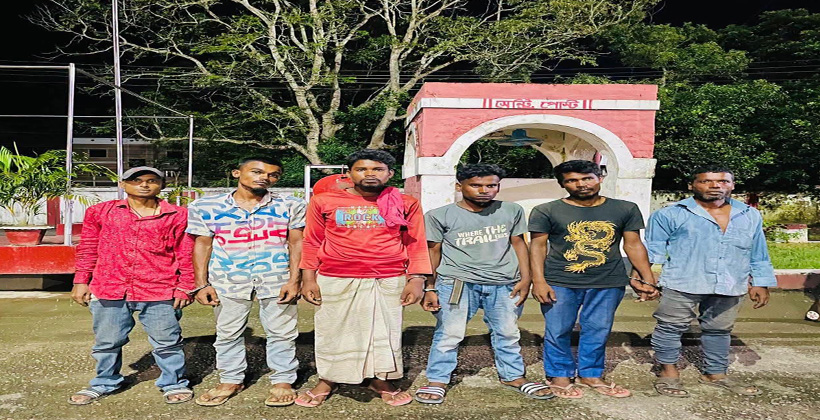 মৌলভীবাজারে মাদক সেবনের অপরাধে ৬ জনের ১ মাসের কারাদন্ড