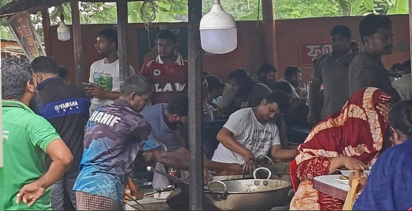রাজশাহীতে গরু-ঘোড়ার মাংস মিশিয়ে খাওয়ানোর অভিযোগ ৫ লাখ টাকার চ্যালেঞ্জ হোটেল মালিকের