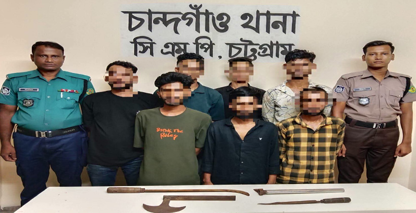 শীর্ষ সন্ত্রাসী ‘বুইশ্যা’র ৭ সহযোগী গ্রেপ্তার, উদ্ধার দেশীয় অস্ত্র ​