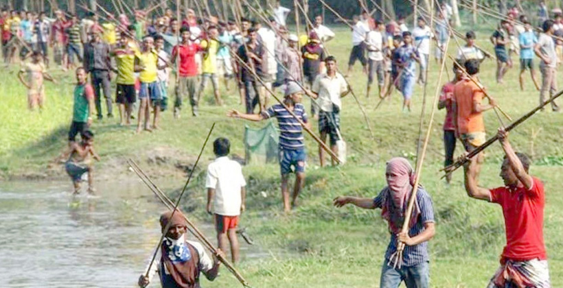 লাখাই জমি বিরোধে দুই পক্ষের সংঘর্ষ, আহত ২০