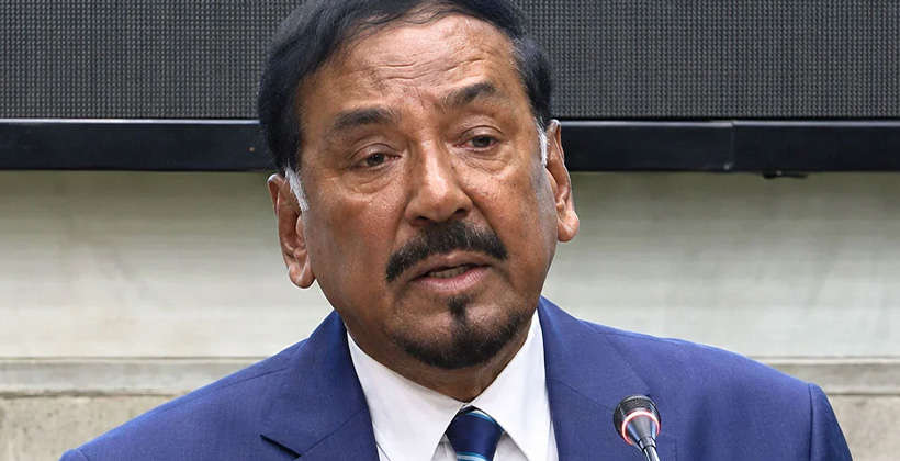 “জনগণের জন্য গণতন্ত্র চিরস্থায়ী করার প্রত্যয় ভারপ্রাপ্ত রাষ্ট্রপতির”