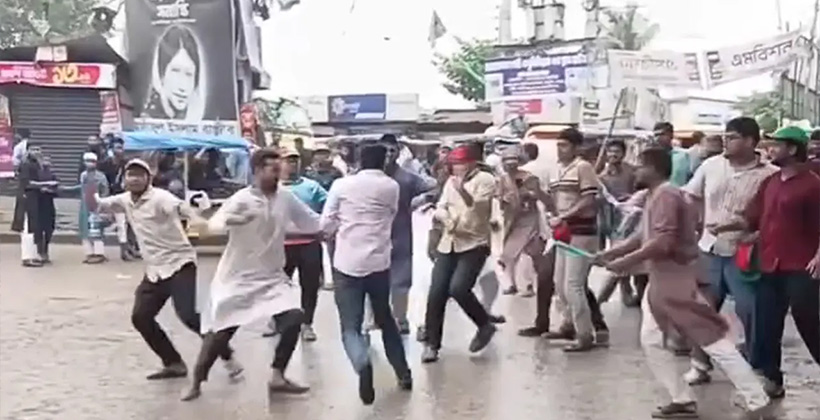নারায়ণগঞ্জ তোলারাম কলেজে ছাত্রদল-শিবির সংঘর্ষ, ক্যাম্পাসে উত্তেজনা