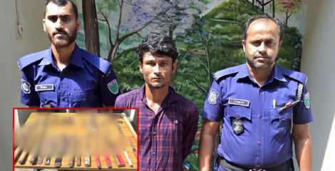 মৌলভীবাজারের কুলাউড়ায় ডাকাতির প্রস্তুতিকালে দেশীয় অস্ত্রসহ গ্রেপ্তার- ১