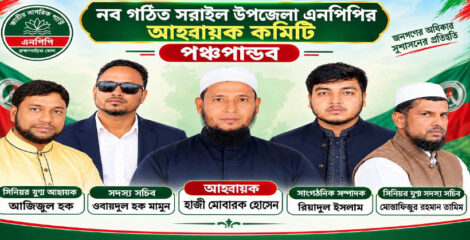 সরাইলে জাতীয় নাগরিক পার্টি-এনসিপি’র ৫১ সদস্যবিশিষ্ট আহ্বায়ক কমিটি গঠন