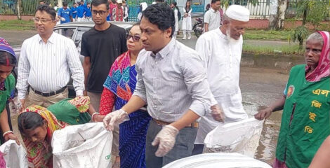 মৌলভীবাজারে ডেঙ্গু প্রতিরোধ ও পরিচ্ছন্নতা অভিযান অনুষ্ঠিত 