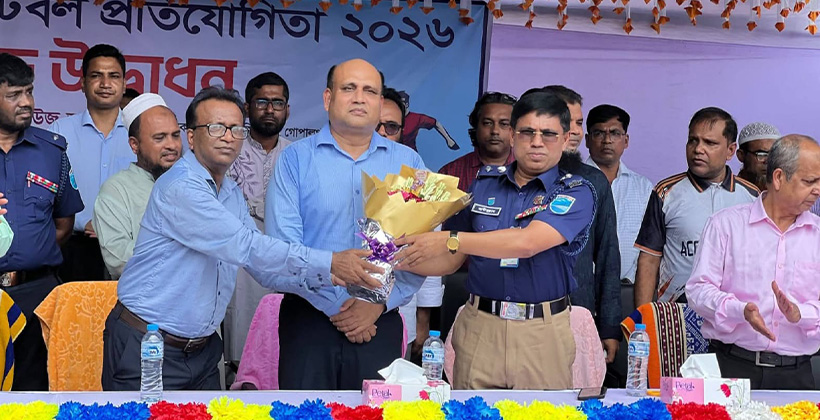 গোপালগঞ্জে সরকারি কলেজে আন্ত: বিভাগ ফুটবল প্রতিযোগিতা…