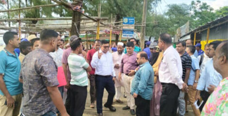 পারকি সৈকতে খাস জমি দখল, অবৈধ স্থাপনা উচ্ছেদের নির্দেশ
