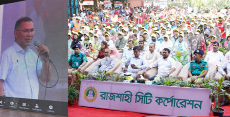 ডেঙ্গু প্রতিরোধে মাঠে রাসিক, বর্ণাঢ্য র‌্যালিতে জনসচেতনতার বার্তা
