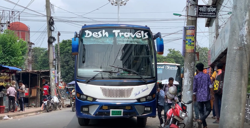 ৩০ ঘণ্টা পর রাজশাহী থেকে সারাদেশে বাস চলাচল স্বাভাবিক