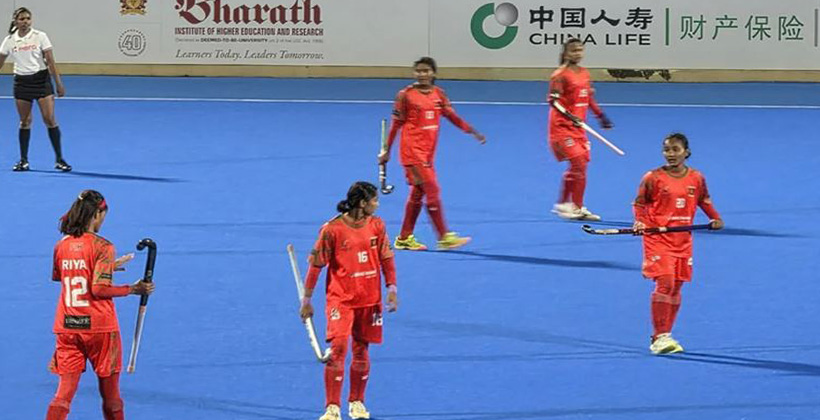 এশিয়া কাপ হকিতে জয়রথ ছুটছেই, বাংলাদেশের মেয়েদের হ্যাটট্রিক জয়