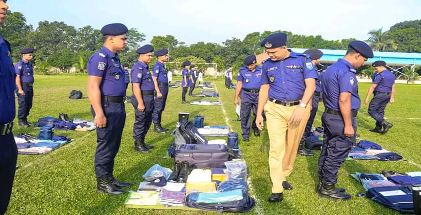 কুড়িগ্রামে জেলা পুলিশের কীট প্যারেড অনুষ্ঠিত