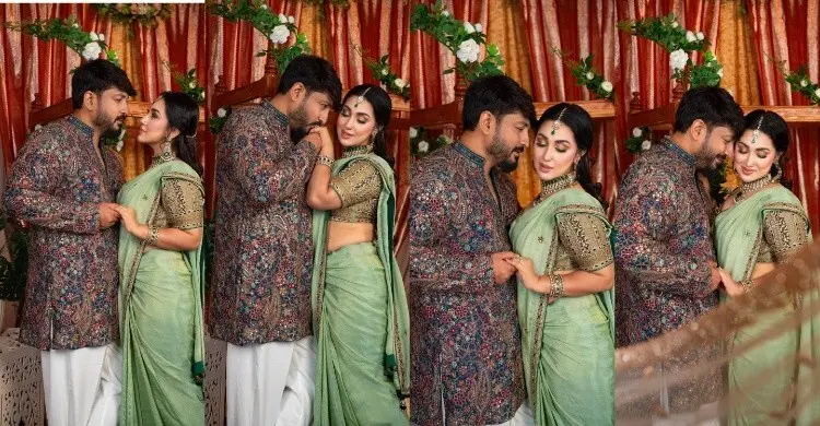 আদনানের সঙ্গে অপুর রোমান্টিক ফটোশুট