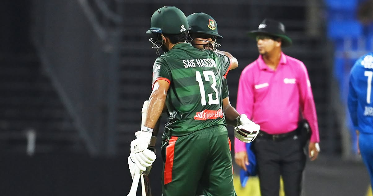 ইমনের ফিফটি, তবু ১৬০ রানেই থামল বাংলাদেশ