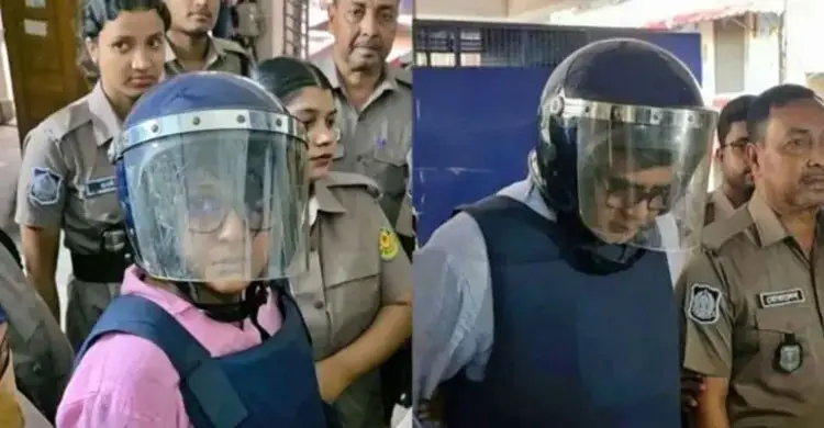 রিমান্ড শেষে সাবেক দুই সেনা কর্মকর্তা গুলশান আরা ও দেবাশীষ কারাগারে