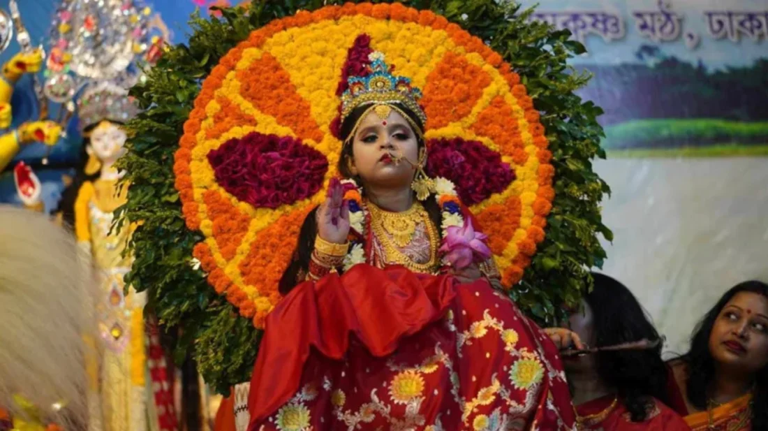 আজ মহাঅষ্টমী, রামকৃষ্ণ মিশনে কুমারী পূজা