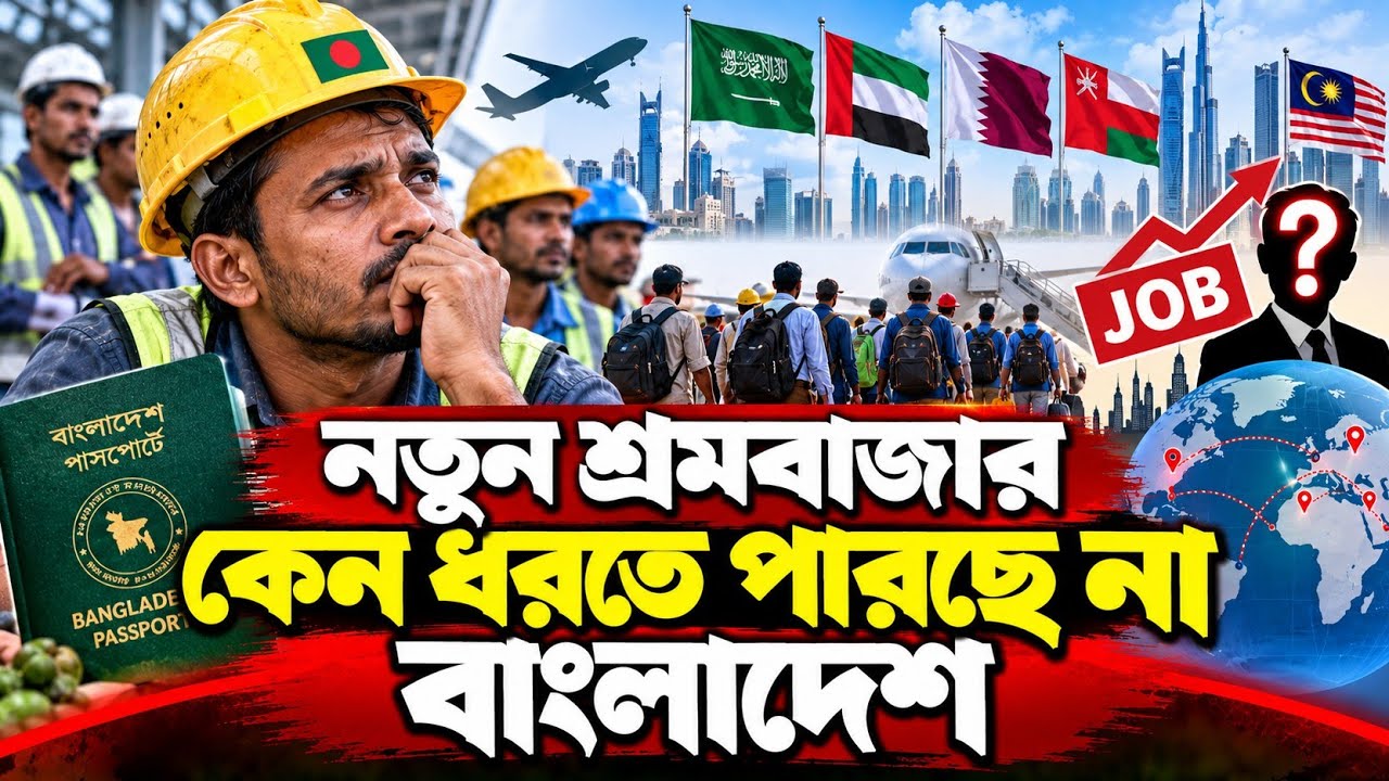 নতুন শ্রমবাজারে কেন ঢুকতে পারছে না বাংলাদেশ
