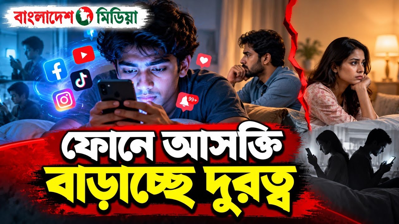 ফোনের প্রতি আসক্তি যেভাবে বাড়াচ্ছে দুরত্ব