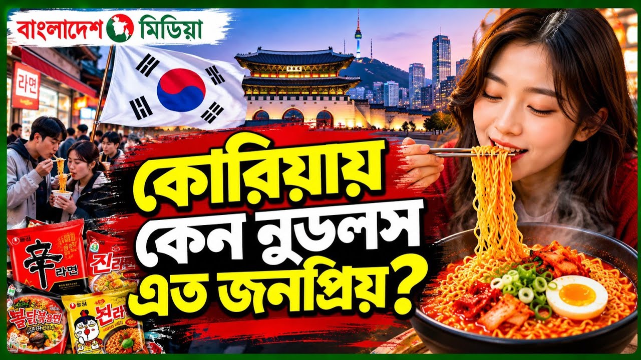 কোরিয়ায় কেন নুডলুস এতো জনপ্রিয়