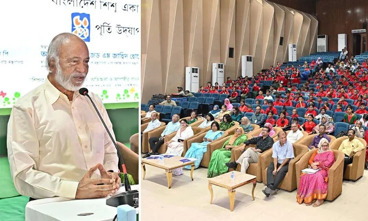 শিশুদের ভবিষ্যৎ গড়তে রাষ্ট্র ও সমাজকে দায়িত্ব নিতে হবে : মঈন খান
